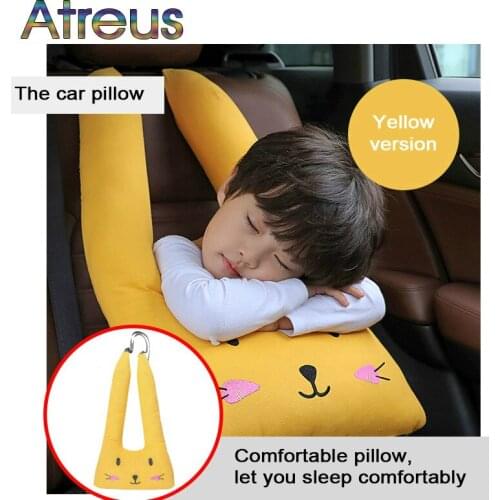 Car Seat Belts Pillow Children Headrest Protection Cushion for Peugeot 308 206 307 407 207 208 508 2008 3008 106 Mini Cooper