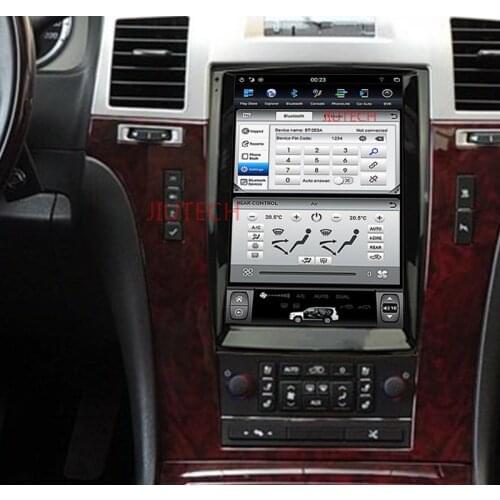 Vertical screen Car GPS Player For-Cadillac Escalade 2007-2012 radio multimedia navigation stereo PX6 Tesla Style Android system