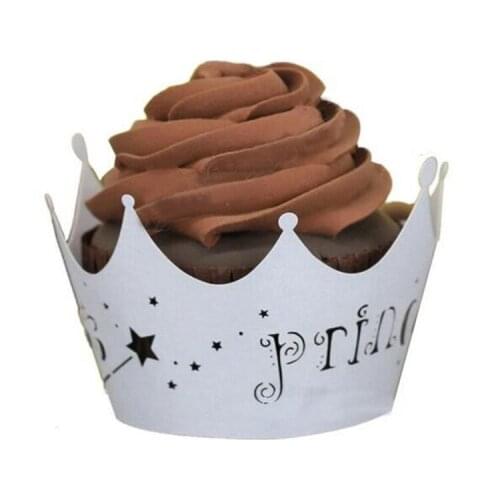 Cup Cake Paper 12pcs/lot Hollow Lovely Princess Cupcake Wrapper Liner Baking Cup Muffin Cake Decoration Tool