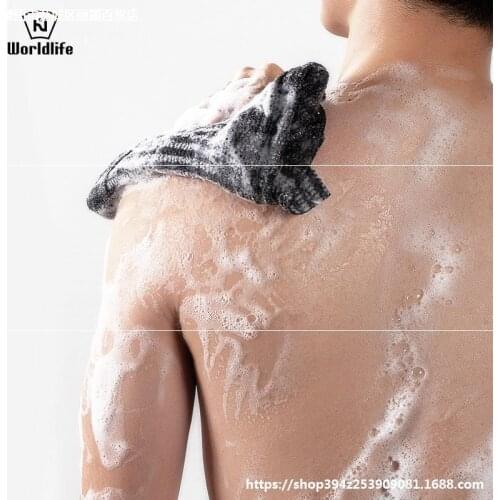 Household mens and womens strong decontamination bath towel double sided bath towel