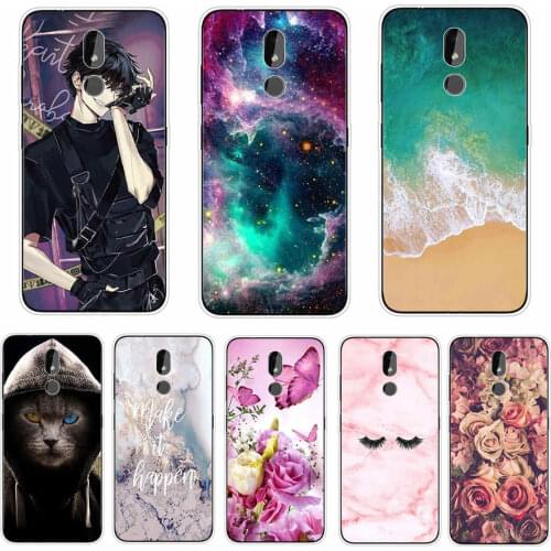 Case for Nokia 3.2 case cover soft tpu silicone phone housing shockproof Nokia 3.2 Coque bumper cute dog cat