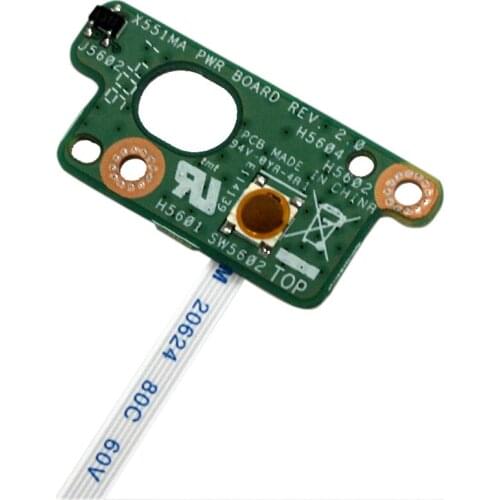For Asus Asus X551 X551M X551MA X551MAV X551C X551CA F551 F551M F551MA Power Button Board Power Button Board With Cable