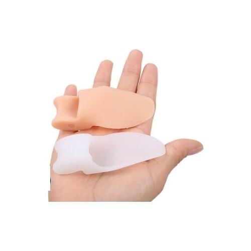 Hallux Valgus Silicone Gel Big Toe Separator Spreader Overlapping Foot Pain Relief Corrector Thumb Cushion Concealer