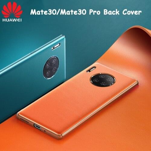 Original Huawei Mate 30 Pro Leather Anti-fall Back Cover Limited Edition Ultra-thin Case For Huawei Mate 30 Housing Panel Shell