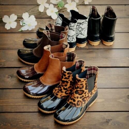 2021 Autumn and Winter New Womens Shoes Perennial Short Boots and Ankle Boots Round Toe Rain Boots Single Boots