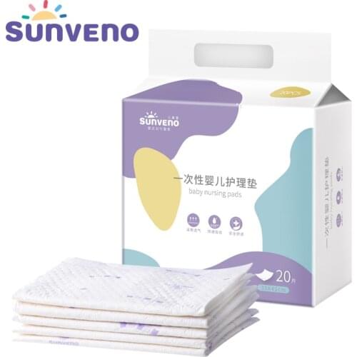 Sunveno Baby Disposable Changing Mat 35x45 cm 20 pcs Infant Portable Changing Pad Strong Water Absorption