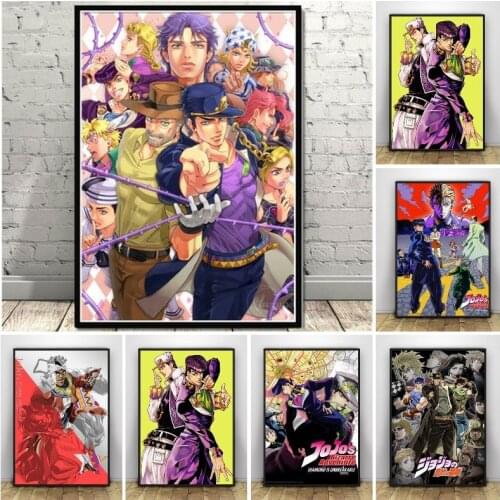 Full Drills Anime Diamond Painting Jojos Bizarre Adventure Poster Embroidery Cross Stitch Kit Mosaic Handicraft Gift For Kids