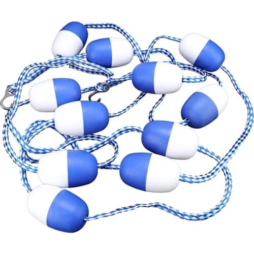 Pre-Assembled Swimming Pool Safety Rope Line & Floats Hooks Kit For Pools