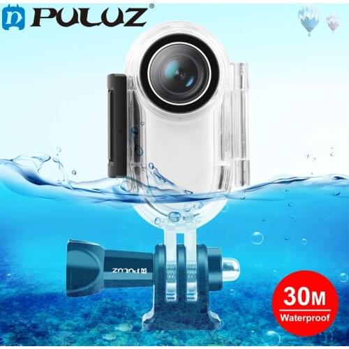 PULUZ 30m Underwater Waterproof Housing Protective Case For Insta360 GO 2, with Base Adapter & Screw