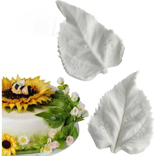 Sunflower Leaf Silicone Molds Fondant Cakes Decorating Tools Silicone Mold Sugarcraft Chocolate Baking Tools Cakes Gumpaste Form