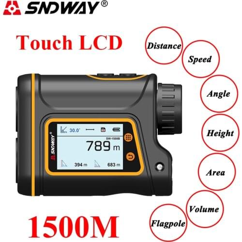 Sndway 600-1500M Telescope Laser Rangefinder Digital Laser Distance Meter Monocular Golf Hunting Range Finder