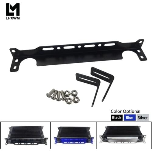 New Trust type Universal Engine Oil Cooler Mounting Bracket Kit 2mm Thickness Aluminum OCB02