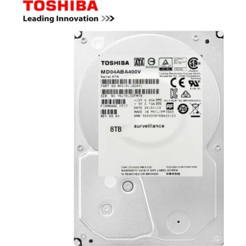 TOSHIBA Enterprise 8TB Hard Disk 8T 8000GB Internal Hard Disk HD 7200RPM SATA3 3.5" for desktop PC