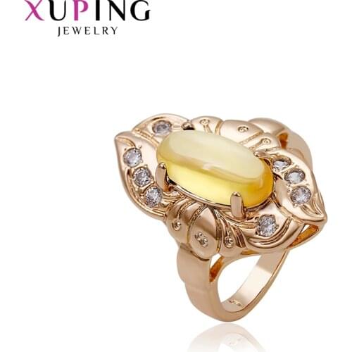 Xuping Jewelry Fashion Luxury Women Ring with Gold Plated 14674