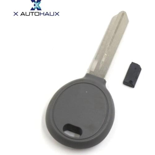 X AUTOHAUX Replacement Car Transponder Ignition Key w 64 Chipped For Chrysler 300M For Dodge Durango Caravan For Jeep Cherokee