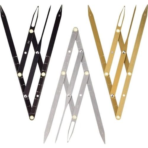 Stainless steel Golden Ratio CALIPERS Microblading Permanent Makeup Eyebrow Measure Tool Mean Golden Eyebrow