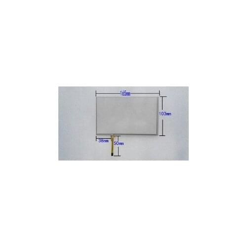 10pcs/lot 165*103 mm New 7 inch GPS vehicle-mounted navigation resistive handwritten touch screen