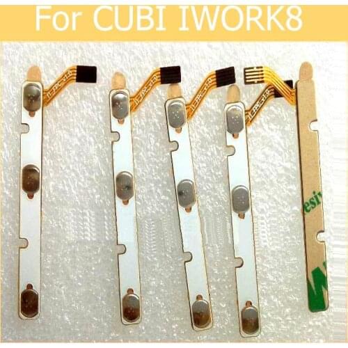 100% Ogirianl switch on off Power Volume button Flex cable For Cubi iwork8 conductive flex with sticker replacement parts