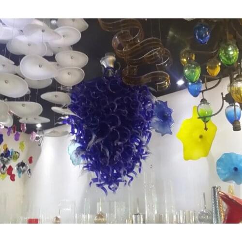 100% Mouth Blown Borosilicate LED Lighting Source European Italian Dale Chihully Style Murano Glass Crystal Chandelier