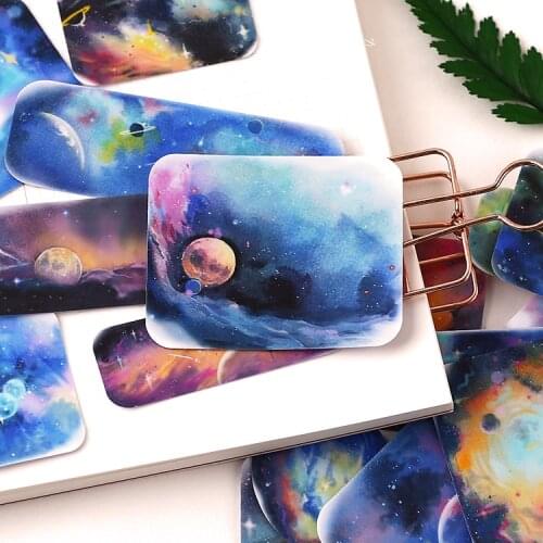 20pcs Creative Cute Self-made Starry sky sticker DIY Stickers Diary Album Decoration scrapbooking child stationery waterproof