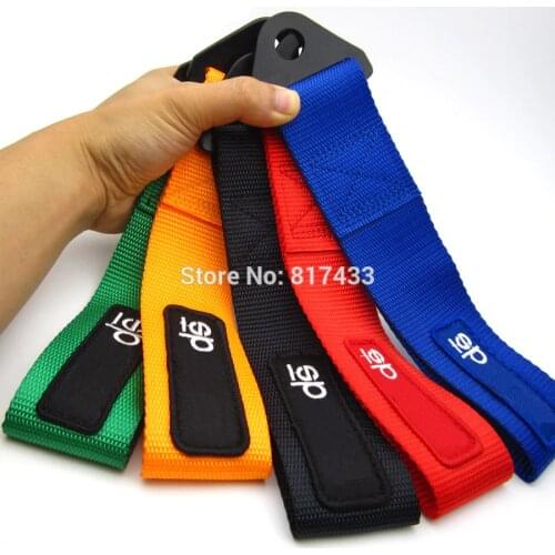 NO Bolt Nut 1PCS 2 inch High Strength Nylon JDM Car Racing Tow Strap JDM Bumper trailer Tow Ropes