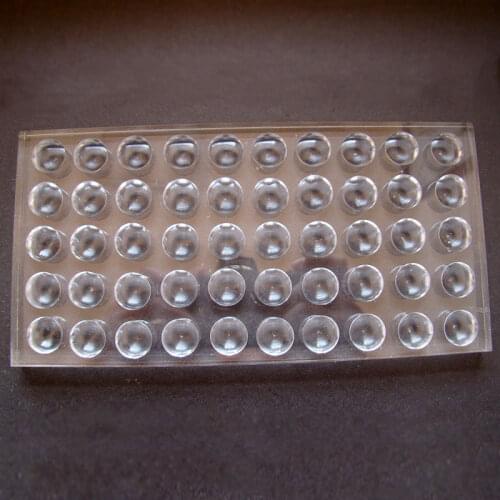 1 PC Reusable Fifty Concave Blank Microscope Glass Slide for Preparation of Specimen