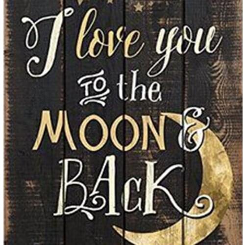 5d diamond embroidery full set you love rhinestone picture 5d diamond art kit love you moon decoration home love wall sticker