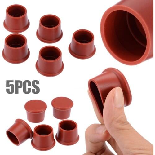 5pos Wine Stopper Silicone Wine Bottle Caps Beer Wine Bottles Stopper Covers Random Color For Home Supplies