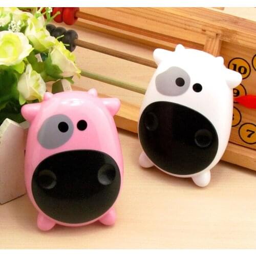 8 set/lot Lovely adorable cow contact lenses box / animal companion Cartoon eyeglasses box / lens care /storage box