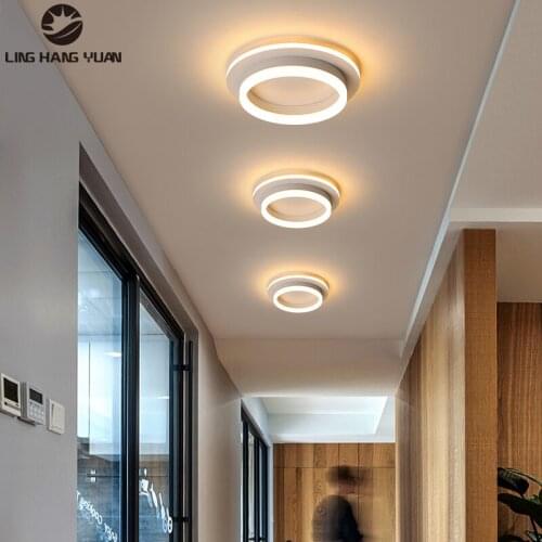 Acrylic Led Ceiling Light For Home Black&White Modern Ceiling Lamp Indoor Living room Bedroom Star Lamp Corridor Light Fixtures