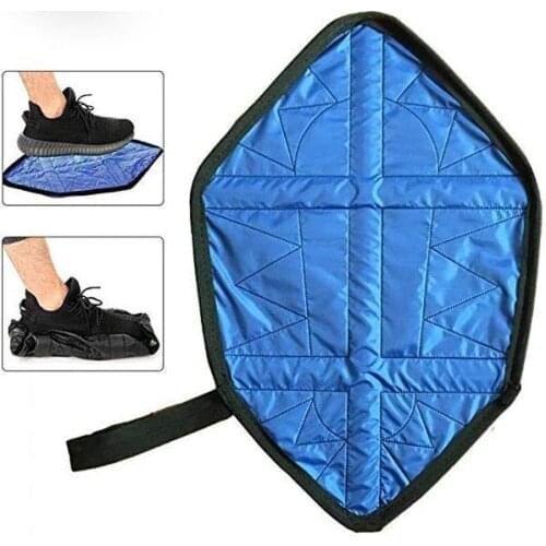 Handsfree Automatic Cover Step Sock Shoe Cover Reusable One Step Hand Free Shoe Dust Covers Durable Portable Shoe Covers
