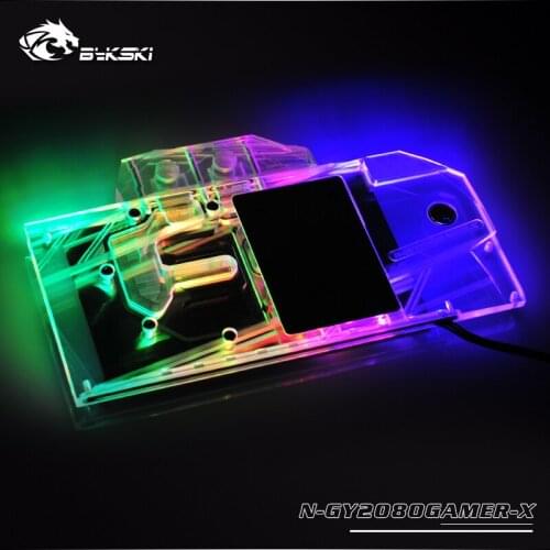 Bykski N-GY2080GAMER-X GPU Water Cooling Block for Galax RTX 2080 GAMER
