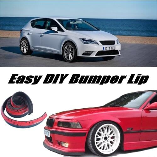 Bumper Lip Deflector Lips For SEAT Leon 1M 1P 5F Front Spoiler Skirt For Car Front Splitter Tuning View / Body Kit / Strip