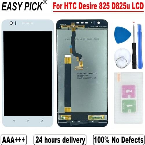 For HTC Desire 825 D825u LCD Display Touch Screen Digitizer Assembly Free Tools Repairs For HTC Desire 10 Lifestyle D10u LCD
