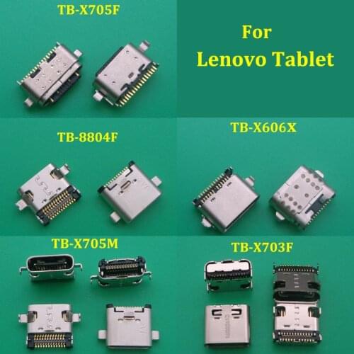 For Lenovo Tablet TB-X605F X605L X606X X703F 8804F X705L/F/N 8703 X304F Type-c Usb Jack Socket Charging Port Connector Dock Plug