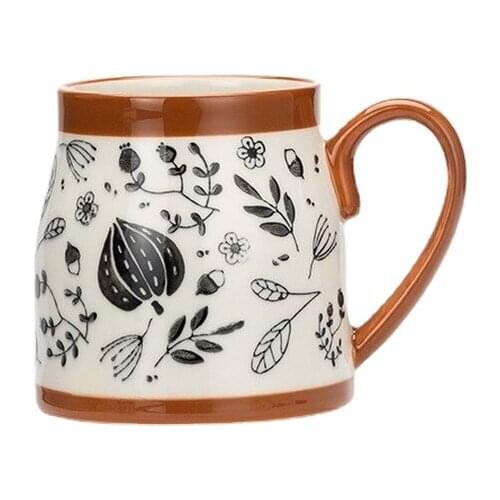 Europe Bone China Coffee Cup Porcelain ModernNordic Mugs Large Capacity Ceramic Cups Office Cute Drinkware JapanTasas De Cafe