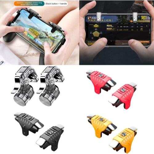 Gaming Shooter For Iphone Android Cod Pubg Game Metal Gamepad PUBG Mobile Trigger Control Smartphone Gamepad Controller L1R1