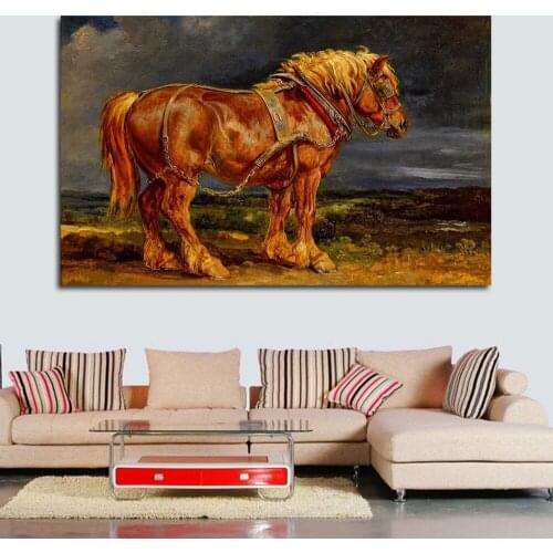 JQHYART Pop Art No Frame Painting Horse Wall Pictures For Living Room Painting Canvas Art Posters And Prints Home Decor
