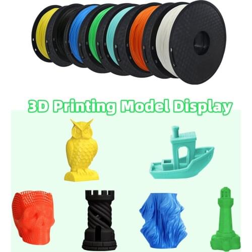 Anet PLA 3D Printer Filament 1.75mm Dimensional Accuracy +/- 0.02mm 1kg(2.2lbs) Spool, White