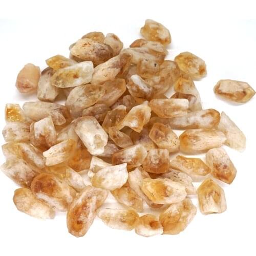 Natural Brazil Citrine Raw Stone Bulk Healing Crystal Aromatherapy Ore Rock Mineral Specimen Collection Home Aquarium Decoration