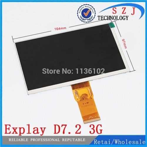 Original 7" inch for Explay D7.2 3G TABLET TFT inner LCD display Screen Replacement Module Viewing Frame Free Shipping
