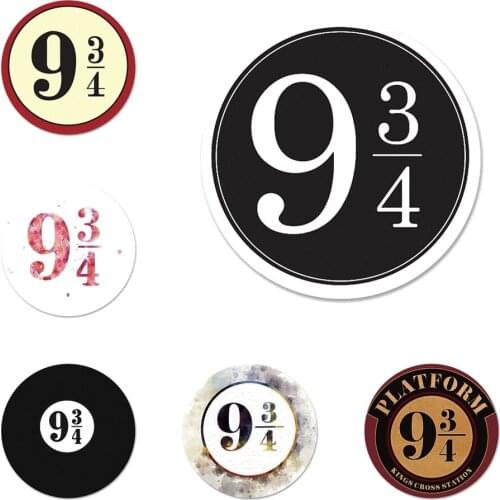 Platform 9 3-4 Badge Brooch Pin Accessories For Clothes Backpack Decoration gift 58mm