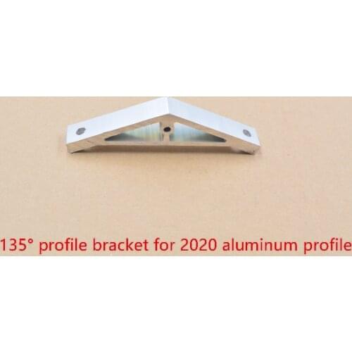 Adapting piece 135 degree inscribed corner bracket angle connection for 2020 aluminum profile 1pcs