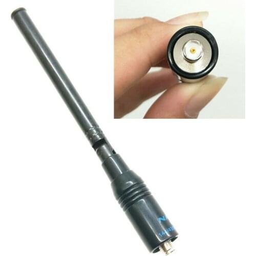 VHF UHF Nagoya NA-774 SMA-F Telescopic Dual Band Antenna for Baofeng Portable Radio UV-5R UV-5RE Plus UV-82 GT-3 Walkie Talkie