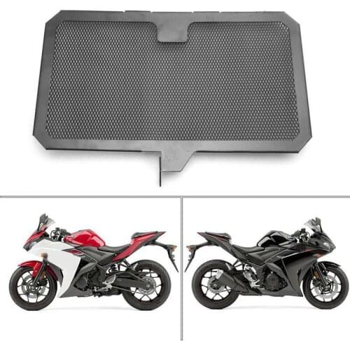 Motorcycle Radiator Protector Grill Guard Protective Cover for Yamaha YZF R3 R25 2015-2018 Water Cooler Protection Black