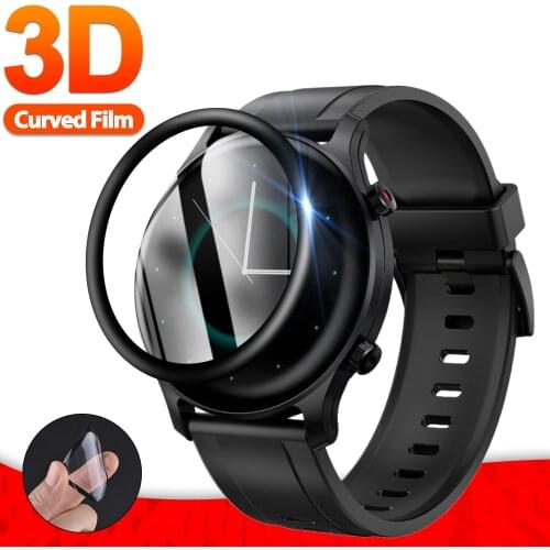 3D Soft Fibre Glass Protective Film Cover For Xiaomi Haylou RS3 Screen Protector Case for Haylou RS3 Smart Watch Accessories