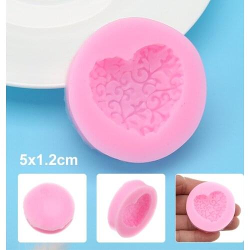 3D Heart Shape Cake Mold Chocolate Fondant Mold Silicone Mousse Mold Cakes Making Tool Decoration Accessories Kitchen Bakeware