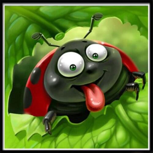 5D Diamond painting round diamond embroidery cartoon error mosaic home decor pattern handmade crafts