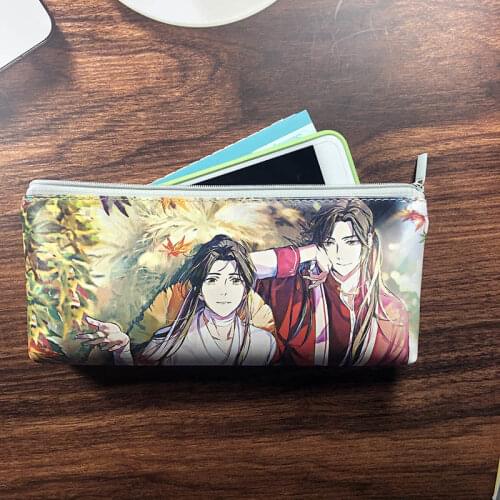 Tian Guan Ci Fu Pencil Bags Anime Pencil Case Xie Lian Hua Cheng Pencil Pouch Student Stationery Heaven Officials Blessing
