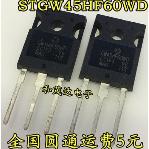Free Shipping 5PCS/lot STGW45HF60WD GW45HF60WD 45HF60W 45A 600V New original stock